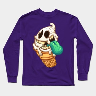 Ghost ice cream cone Long Sleeve T-Shirt